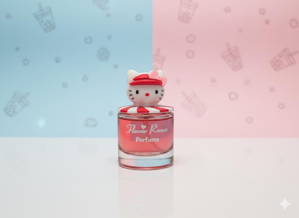 Hello Kitty Perfume Spray | Sanrio Kawaii Fragrance for Women | Cute Collectible Eau de Toilette | Sweet Floral Scent Gift| Aesthetic Sanrio