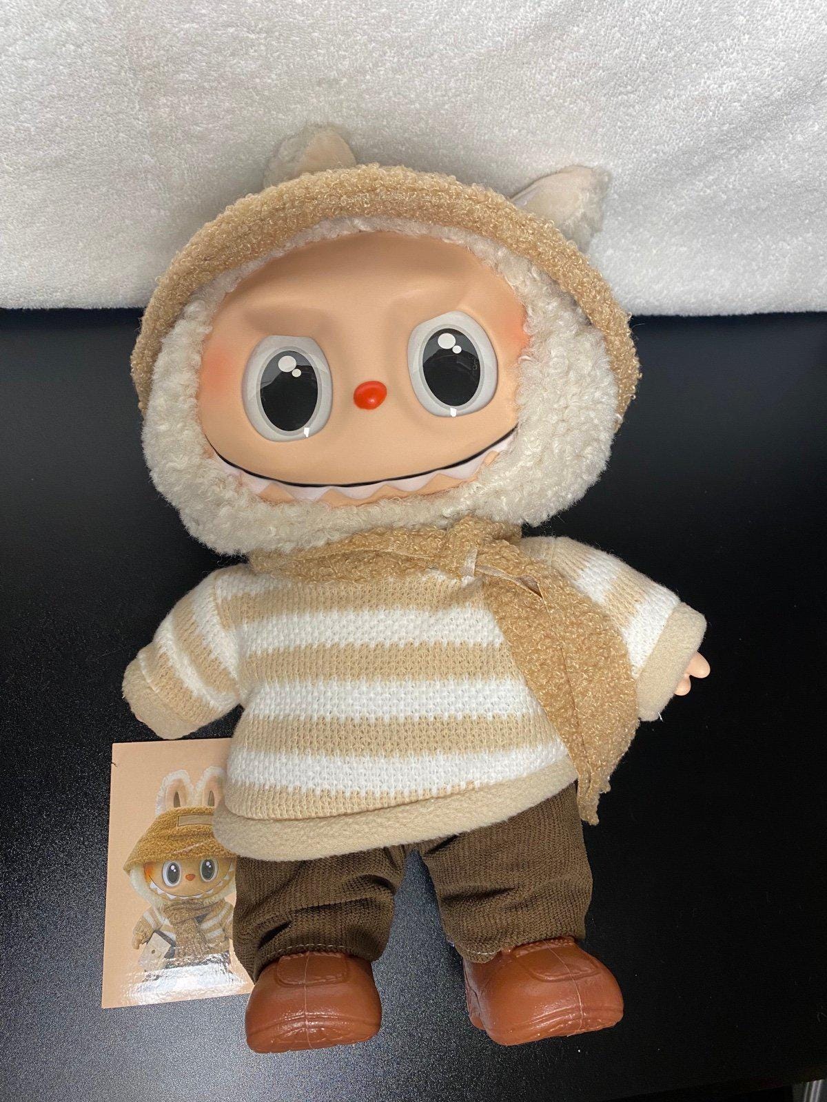 Labubu Bunny Explorer Figure: 15" Collectible Toy with Illustration Card