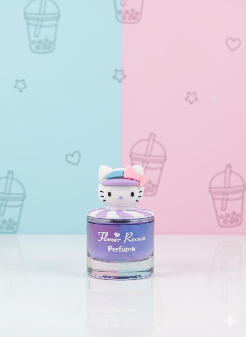 Hello Kitty Perfume Spray | Sanrio Kawaii Fragrance for Women | Cute Collectible Eau de Toilette | Sweet Floral Scent Gift| Aesthetic Sanrio