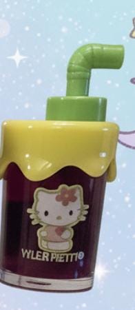 Hello Kitty Lip Tints Glosses | Sanrio Kawaii Fruit Flavor Lip Oil | Cute Portable Lip Balm Set | Juicy Shine Makeup Gift for Her